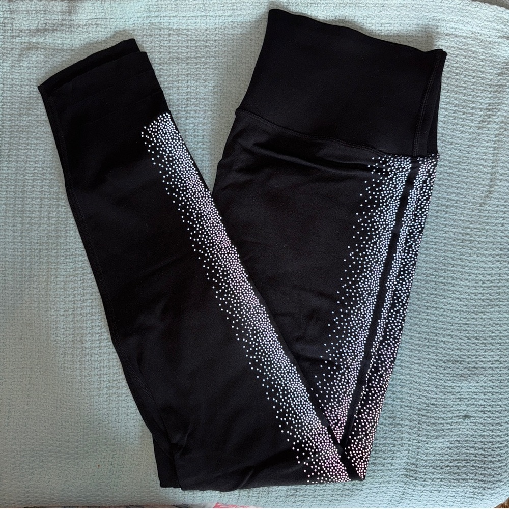 Fabletics Plus Size High Waisted Sculpt Knit Reflective Leggings